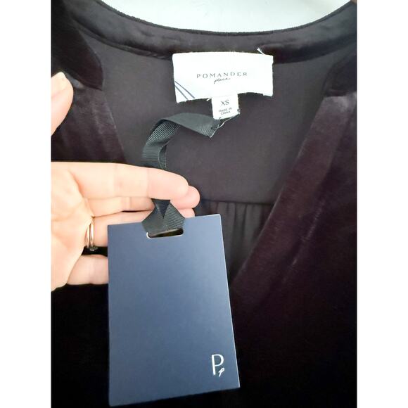 Tuckernuck | Pomander Place | NWT Black Velvet Kenzo Dress Black | Sz XS - Picture 6 of 10